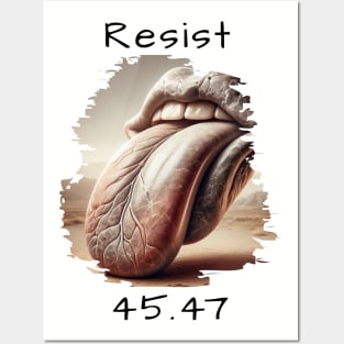 Resist 45.47 Posters and Art